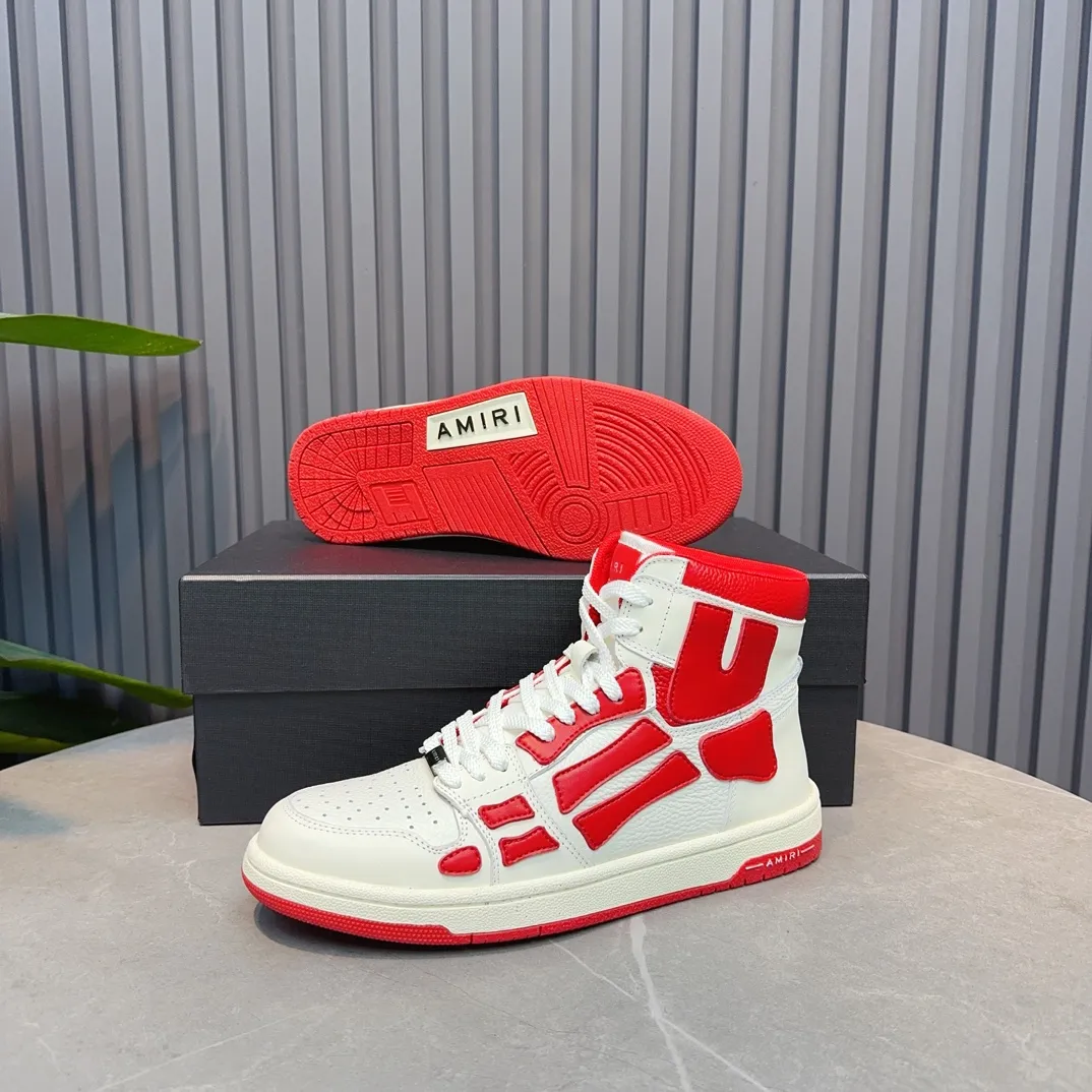 Men's shoes💰620💰 AMIRI AMIRI trendy brand hot sale🔥 Available all year round✅Couples💑 Official website synchronization Imported fabrics 1⃣️ratio 1⃣️Re-engraved, original factory special original sole, 35-45 (38.45. Non-refundable)